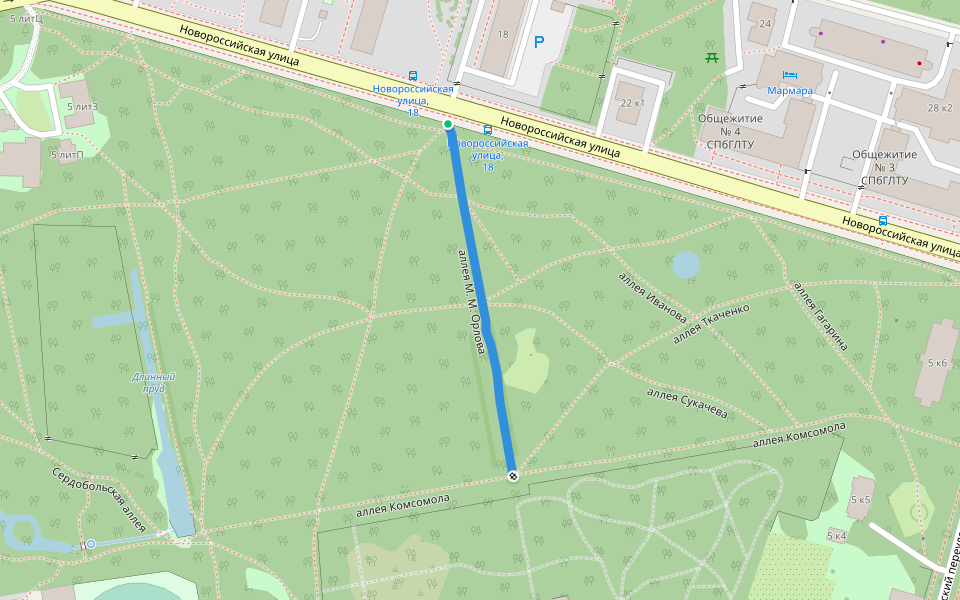 аллея М. М. Орлова