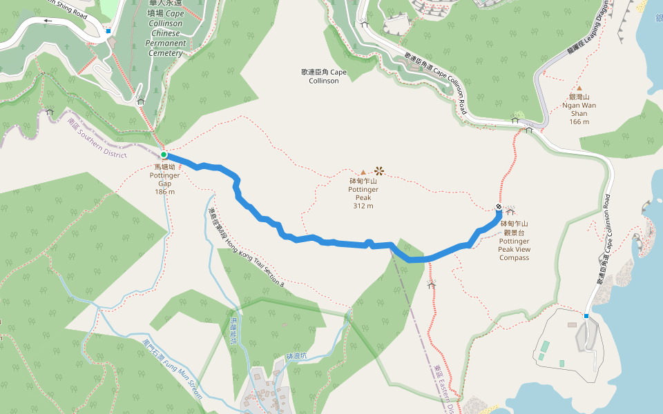 砵甸乍山郊遊徑 Pottinger Peak Country Trail