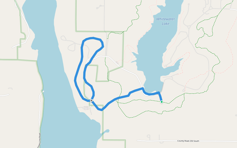 Trail 5 walking route map in Liberty