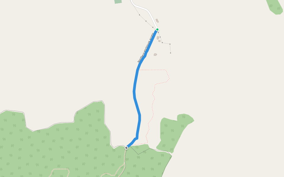 Closed to public walking route map in Maungatautari