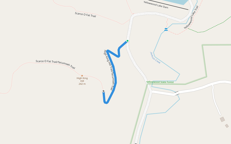 High King Hill Trail/Tecumseh Trail