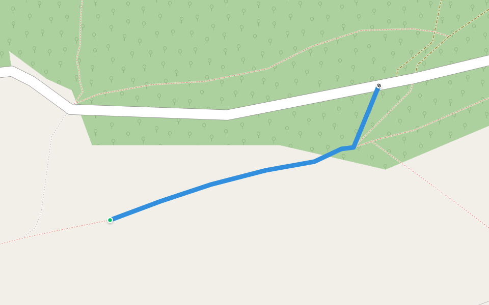 BSA41 walking route map in Frampton Mansell
