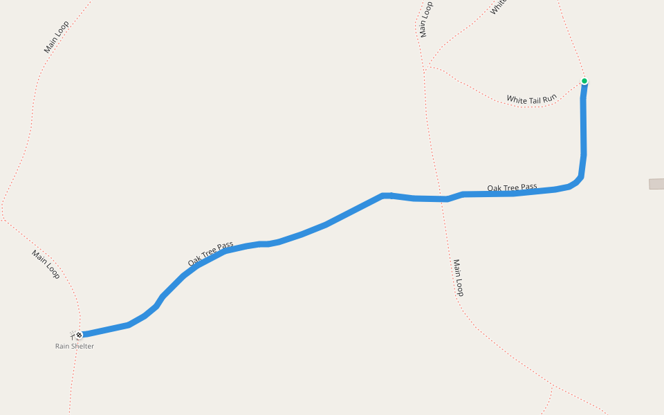 Oak Tree Pass walking route map in Seneca Falls