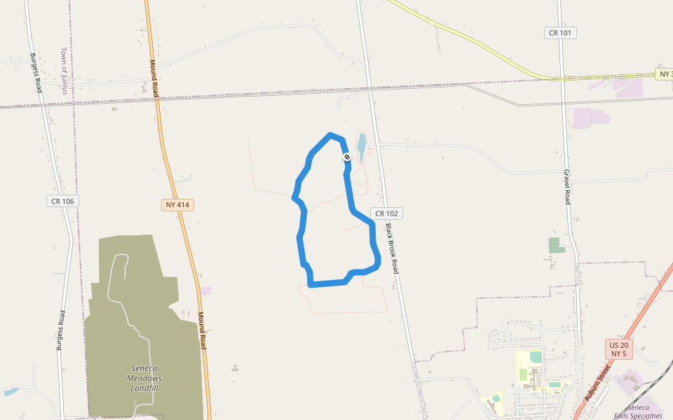 Main Loop Hiking Trail Seneca Falls, New York Pacer