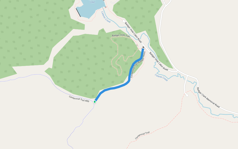 Centennial Trail (Badger Hole)