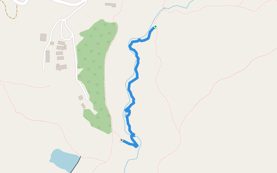 Ashlea's Amble walking route map in Mfifiyela