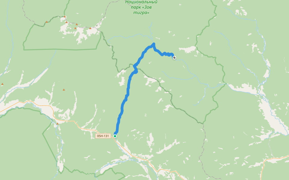 пеший путь по Ванчину walking route map in Sokol'chi