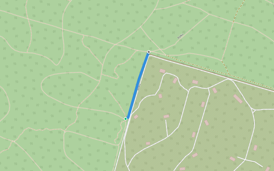 polku walking route map in Kokkola