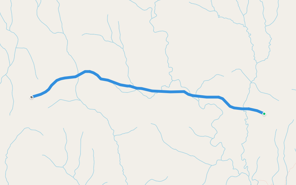 Butte Creek Trail walking route map in Fir Mountain