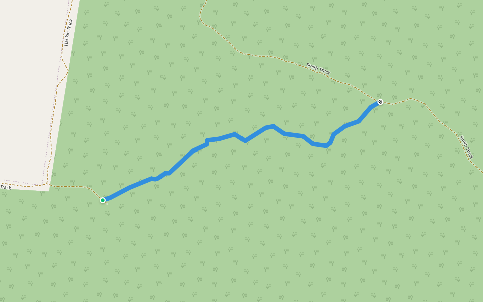 Pyrenees Endurance Walk walking route map in Warrenmang