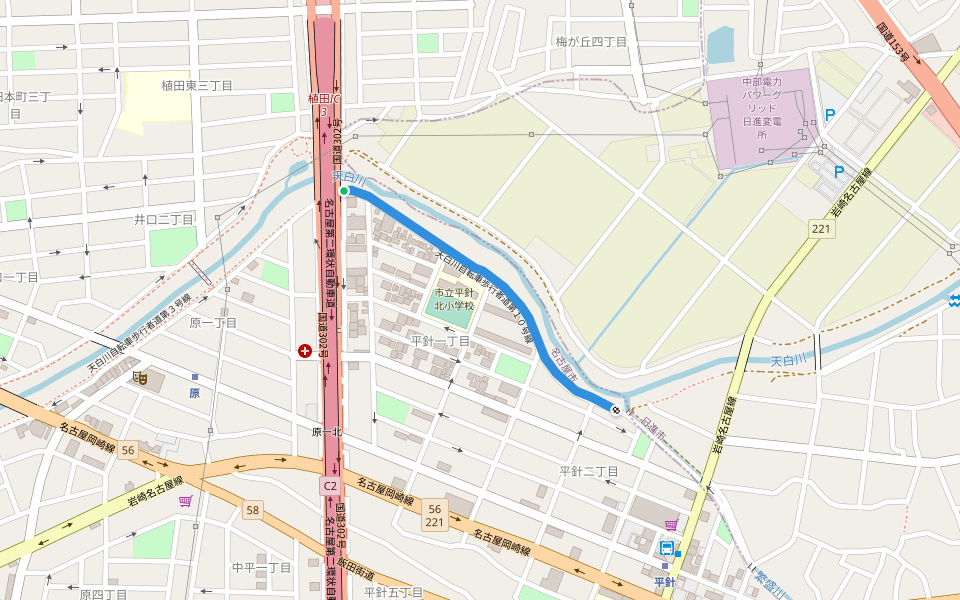 天白川自転車歩行者道第１０号線
