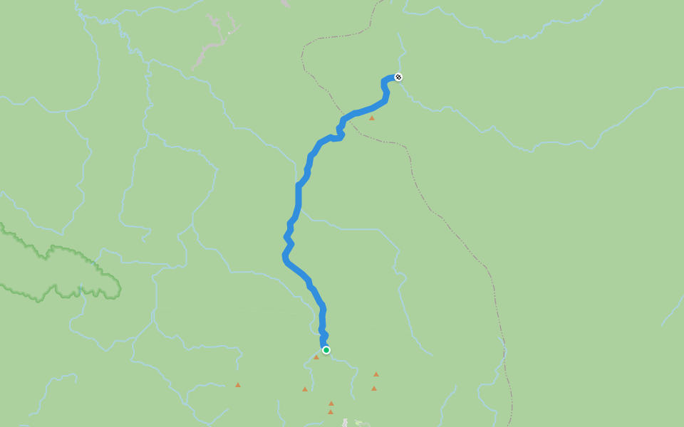 Piste de Bélizon walking route map in Saul