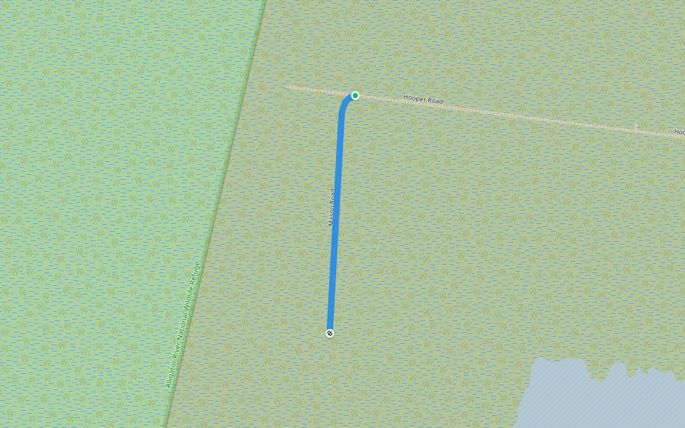 Mason Road walking route map in Columbia
