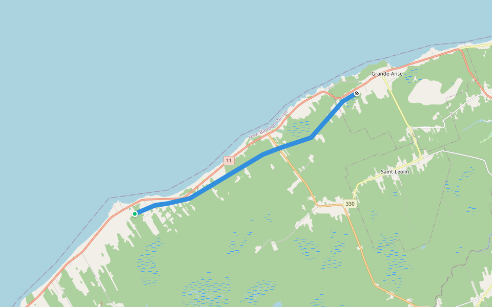 Rough Waters Trail walking route map in Stonehaven