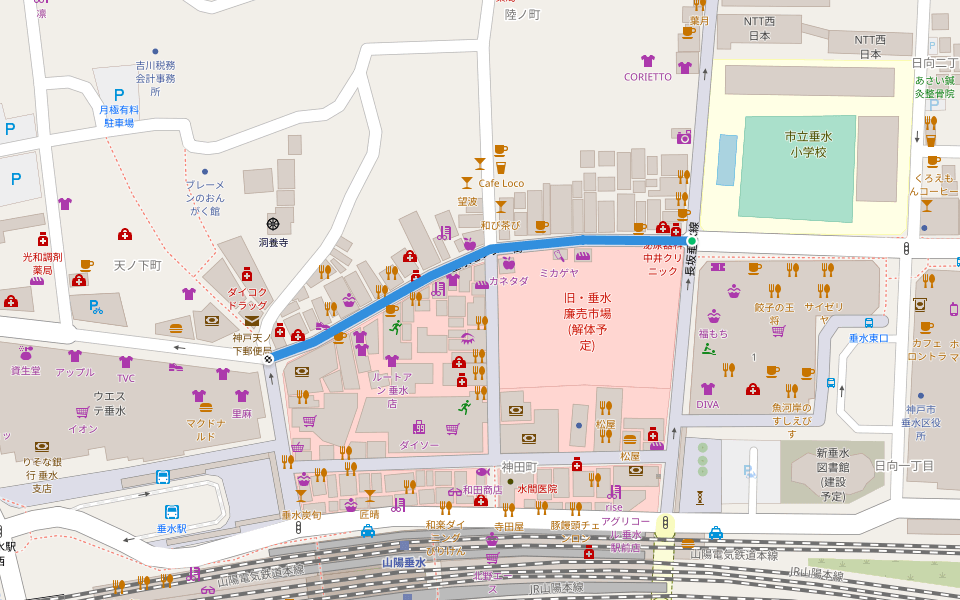 垂水センター街