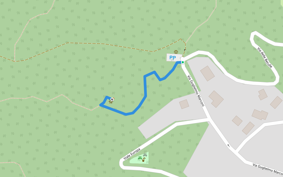 GravelBike walking route map in Agra