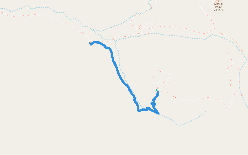 Sarah Deming Trail walking route map in Willcox