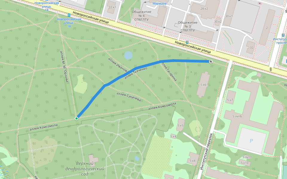 аллея Ткаченко