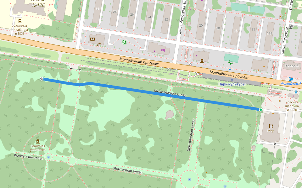 Молодёжная аллея