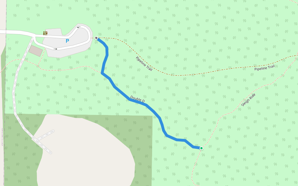 Double D walking route map in Sammamish