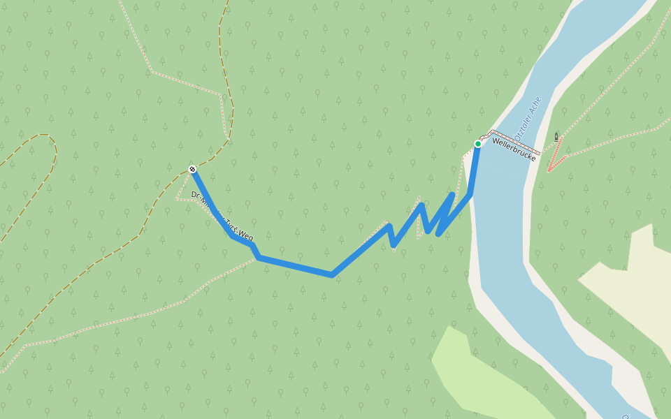 Dr.-Miroslav-Tyrs-Weg walking route map in Habichen