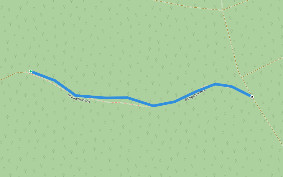 Blutigelseeweg walking route map in Mühlacker