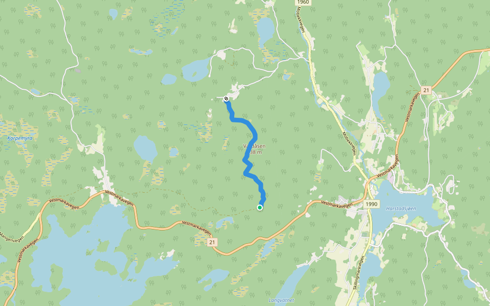 Vardåsen stien Hiking Trail - Innlandet | Pacer