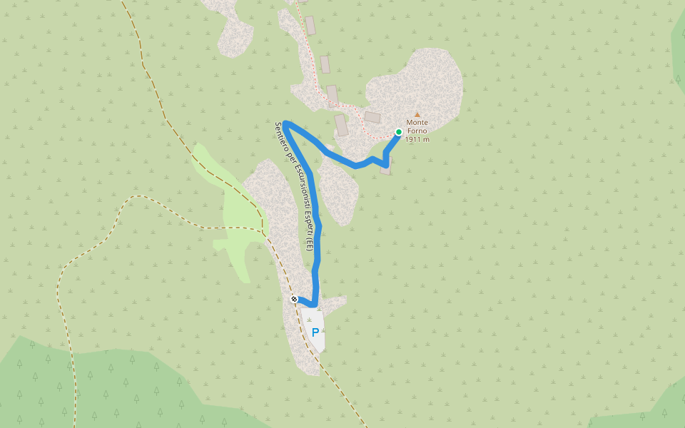 Trail for Expert Hikers (EE) Pacer