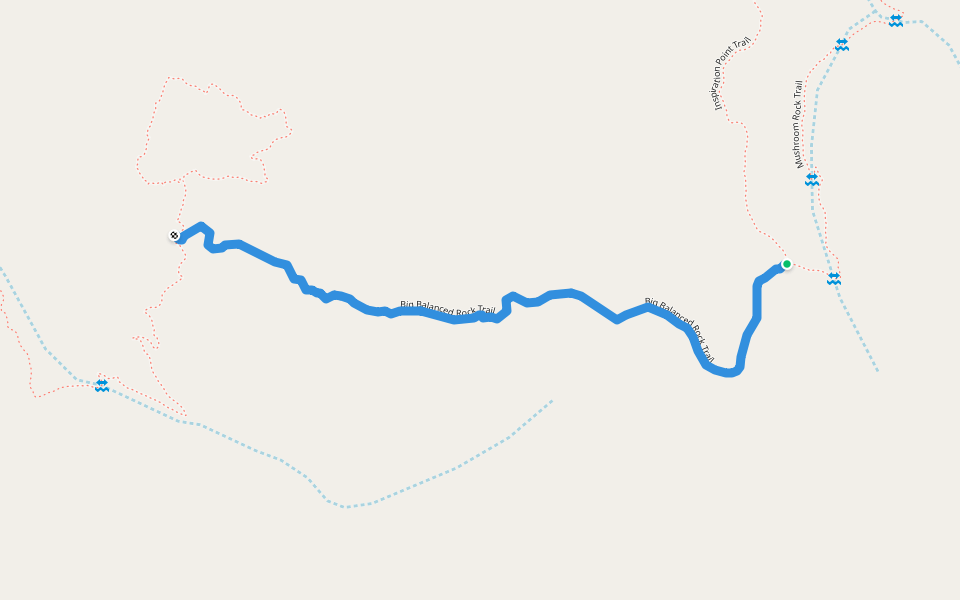 Big Balanced Rock Trail