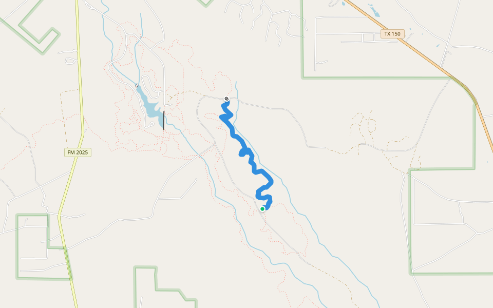 Henry Lake South walking route map in Shepherd