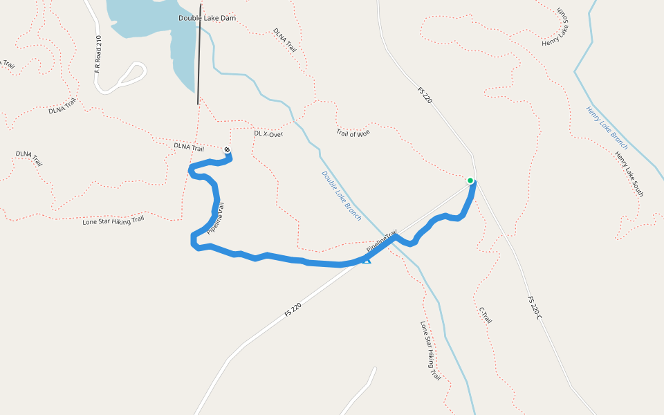 PipelineTrail walking route map in Coldspring