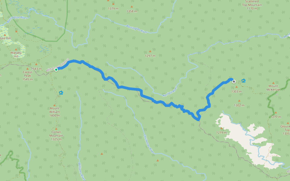 Link Trail walking route map in Chichester