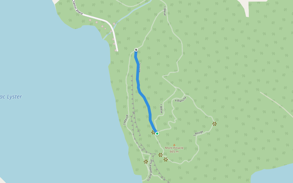 3 Mead walking route map in Coaticook