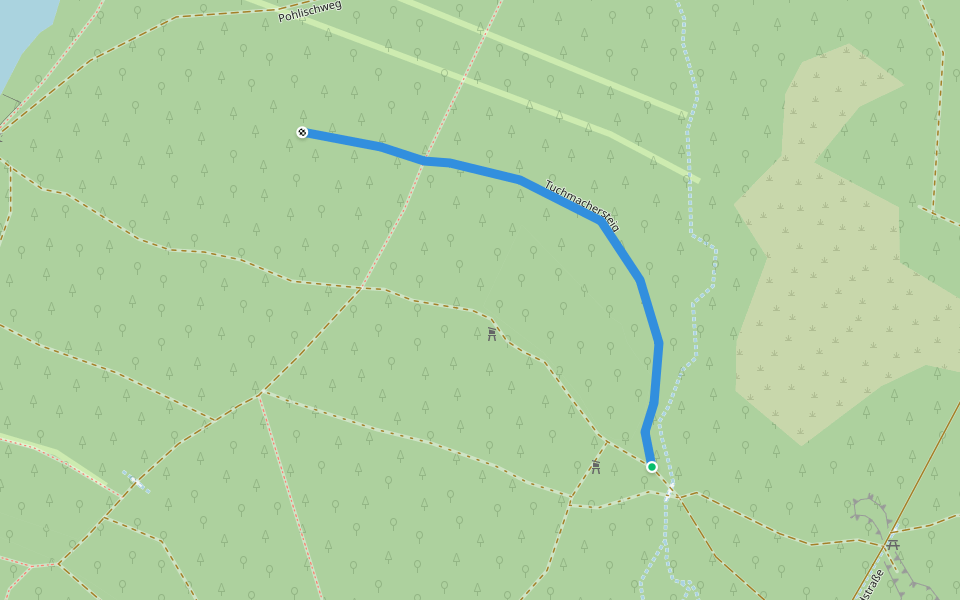 Tuchmachersteig walking route map in Stollberg/Erzgeb.
