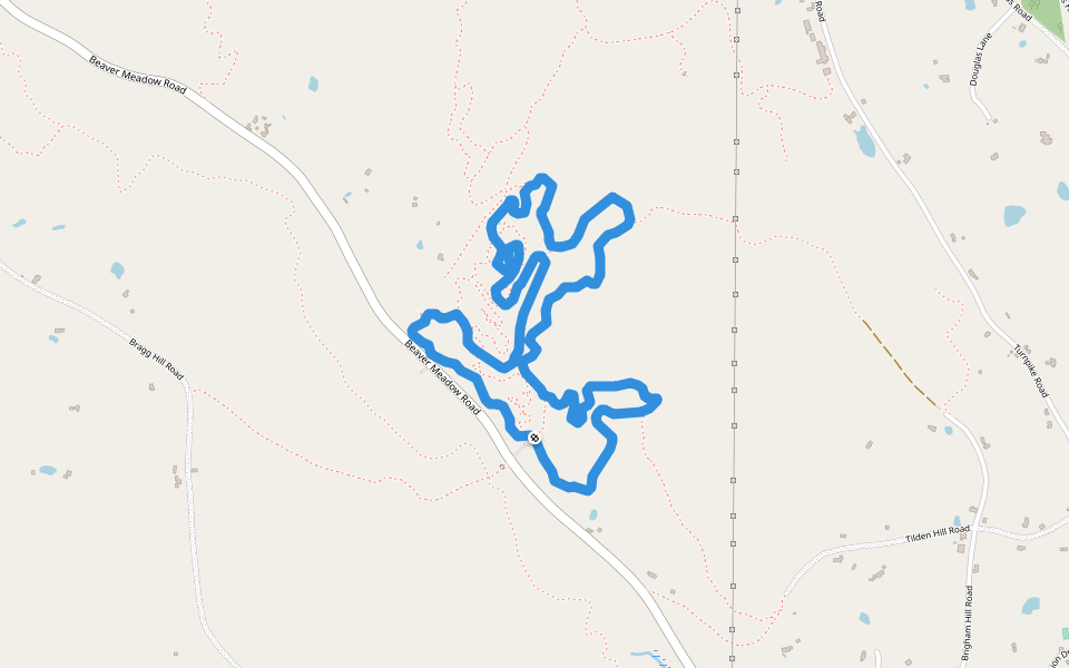 Parcel 5 walking route map in Norwich