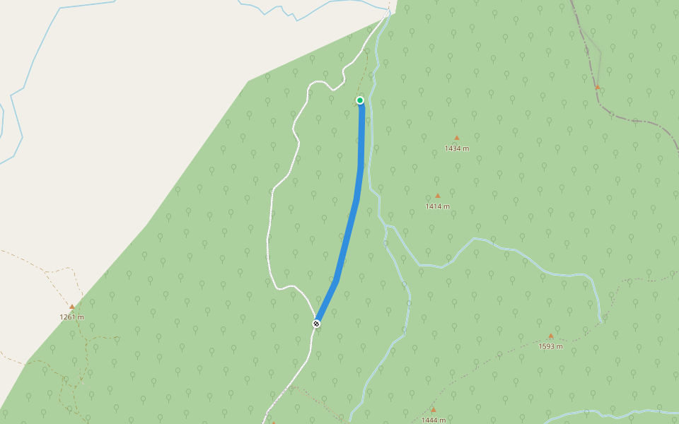 Bicentennial National Trail walking route map in Tantangara
