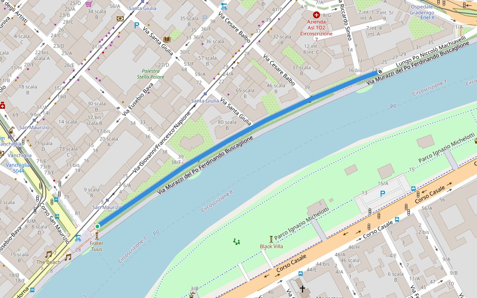 Lungo Po Niccolò Machiavelli