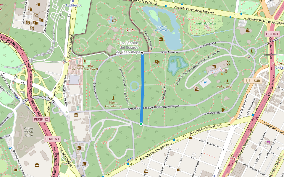 Peatonal Calzada de los Filósofos