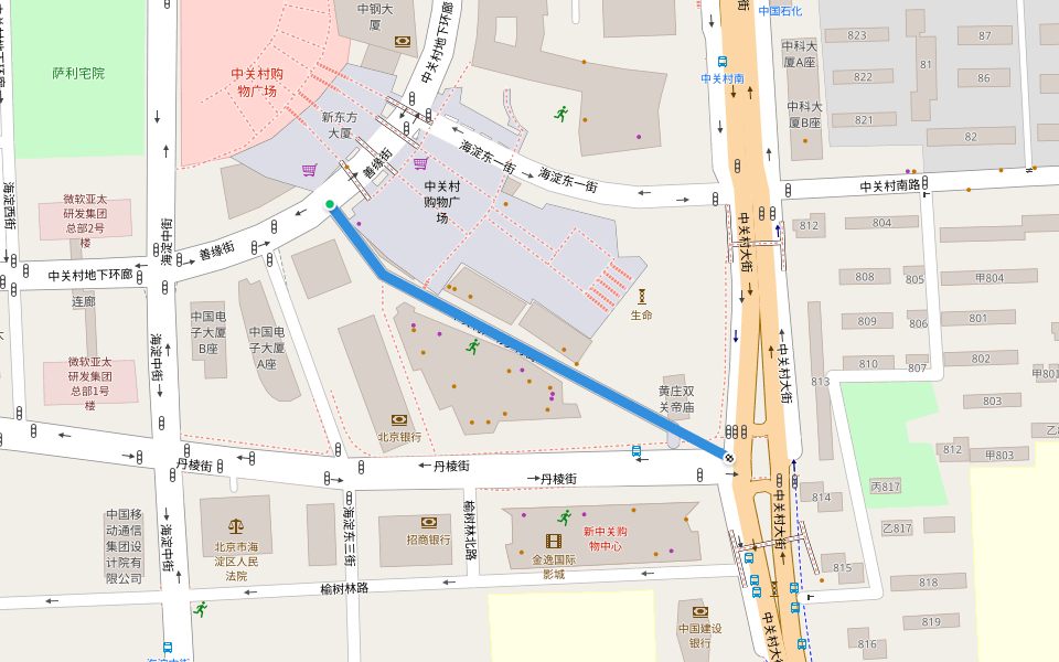 中关村广场步行街