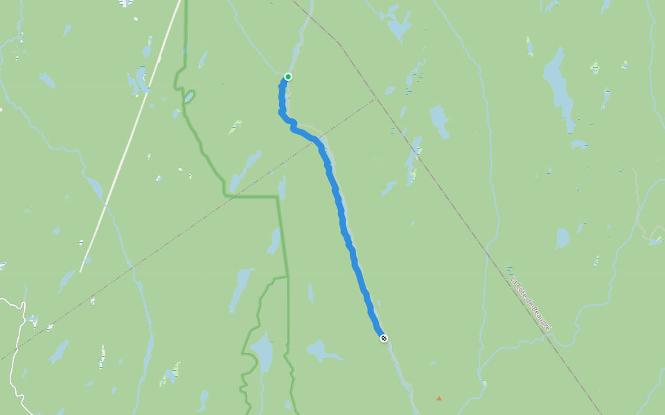 Le Draveur Nord Hiking Trail SainteBrigittedeLaval, Québec Pacer