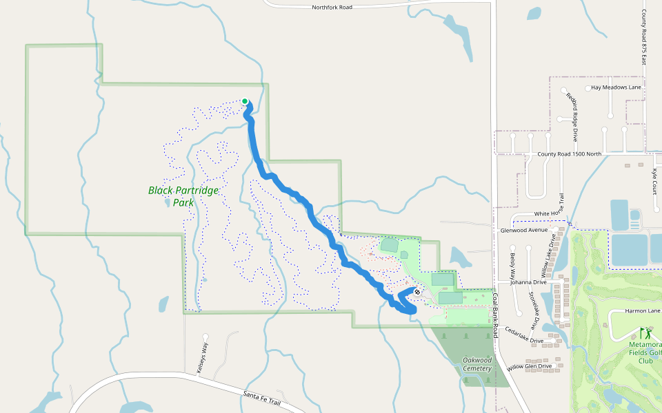 BPP 3 walking route map in Metamora