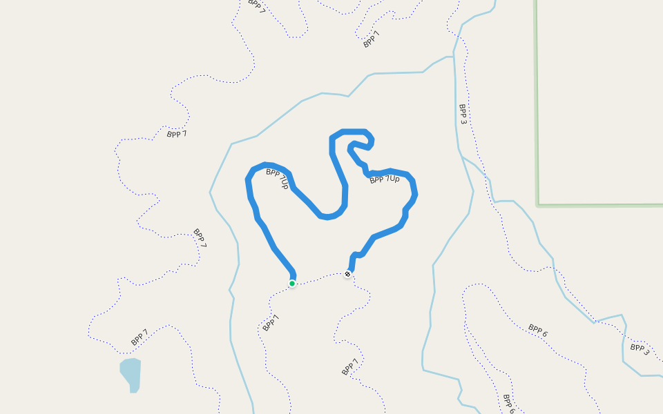 BPP 7Up walking route map in Metamora