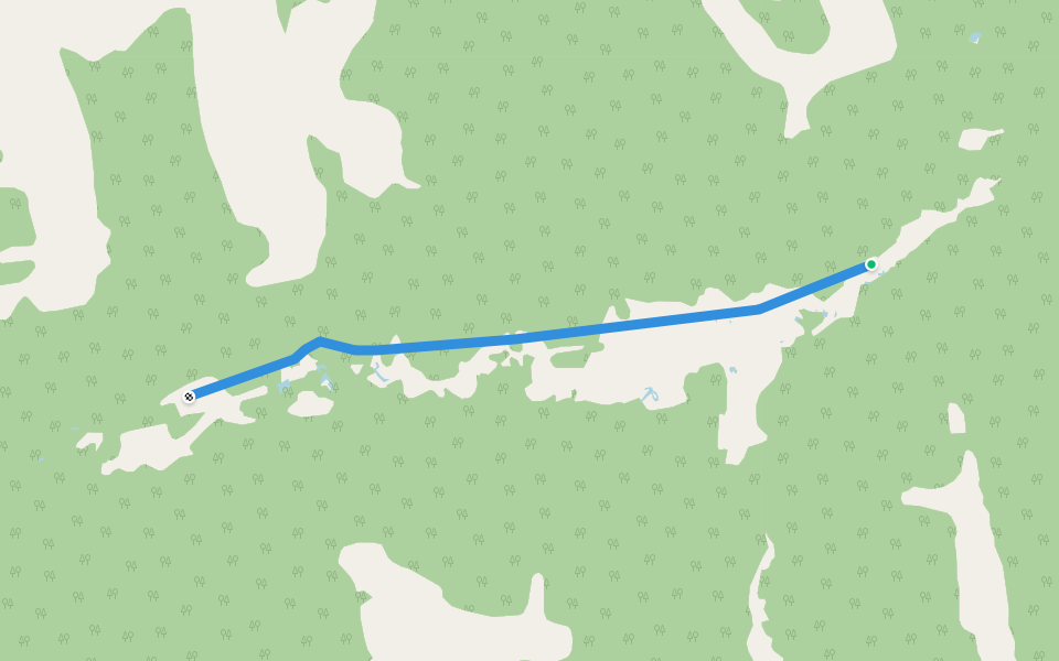 Cypress Creek Trail walking route map in Pink Mountain