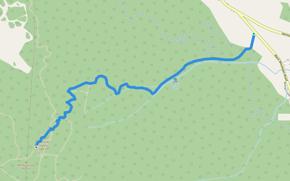 Windsor Trail walking route map in Windsor