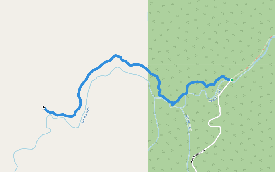 Deserters Creek Falls Trail