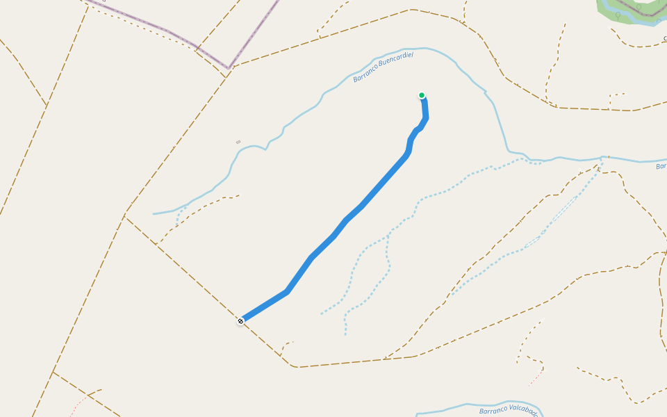 Senda de Valdecilla walking route map in Cerezo de Río Tirón