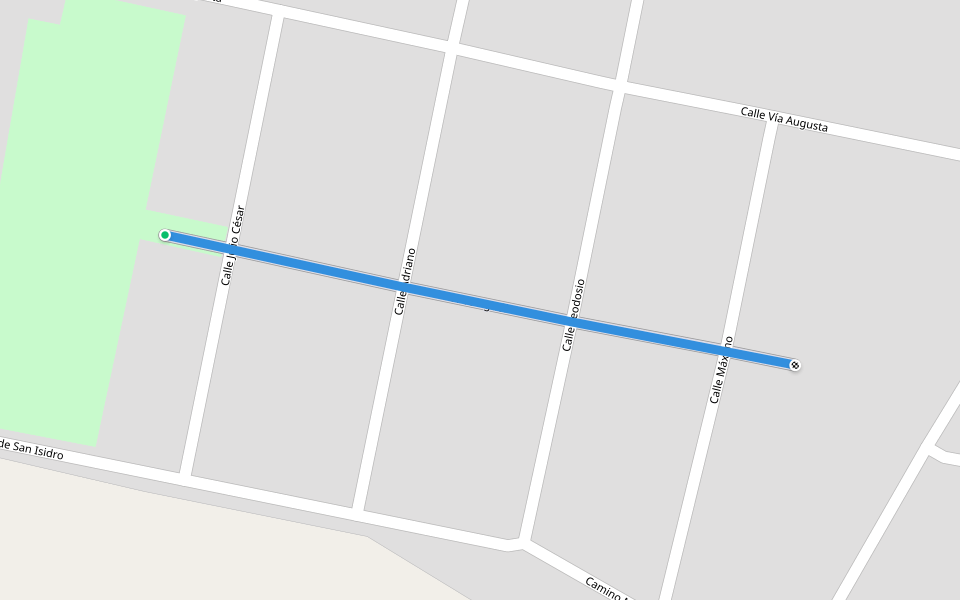 Paseo Agudín walking route map in Talamanca de Jarama