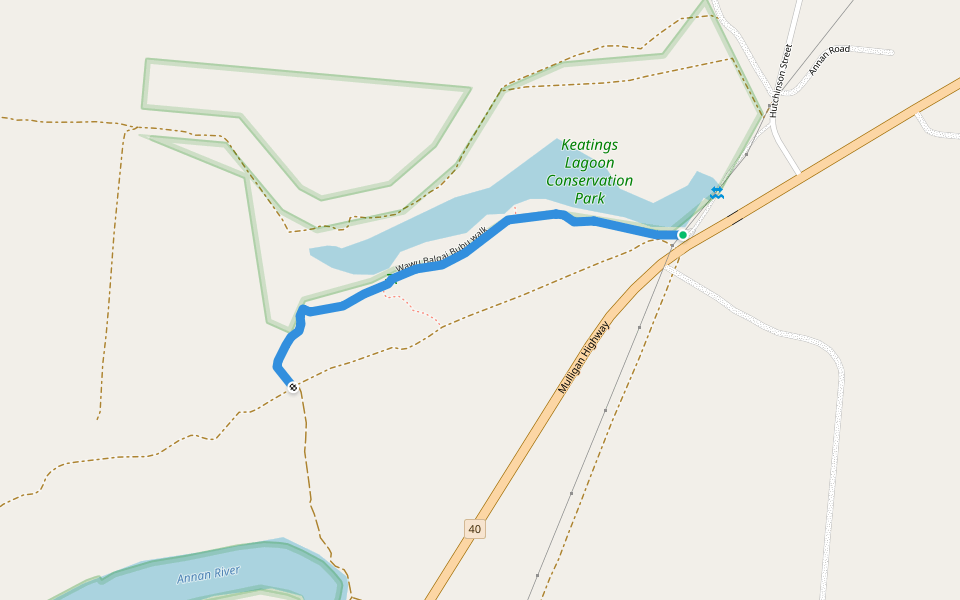 Wawu Balgai Bubu walk walking route map in Cooktown