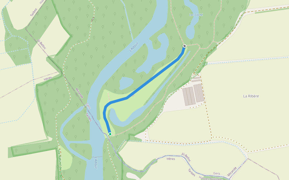 Boucle Pelouse Sèche walking route map in Hères