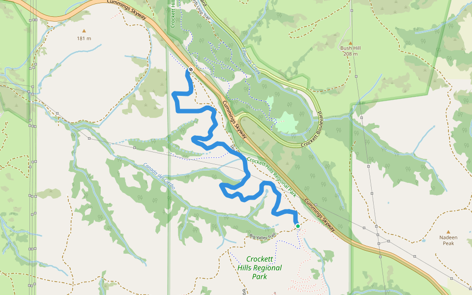 Soaring Eagle Trail Hiking Crockett, California Pacer